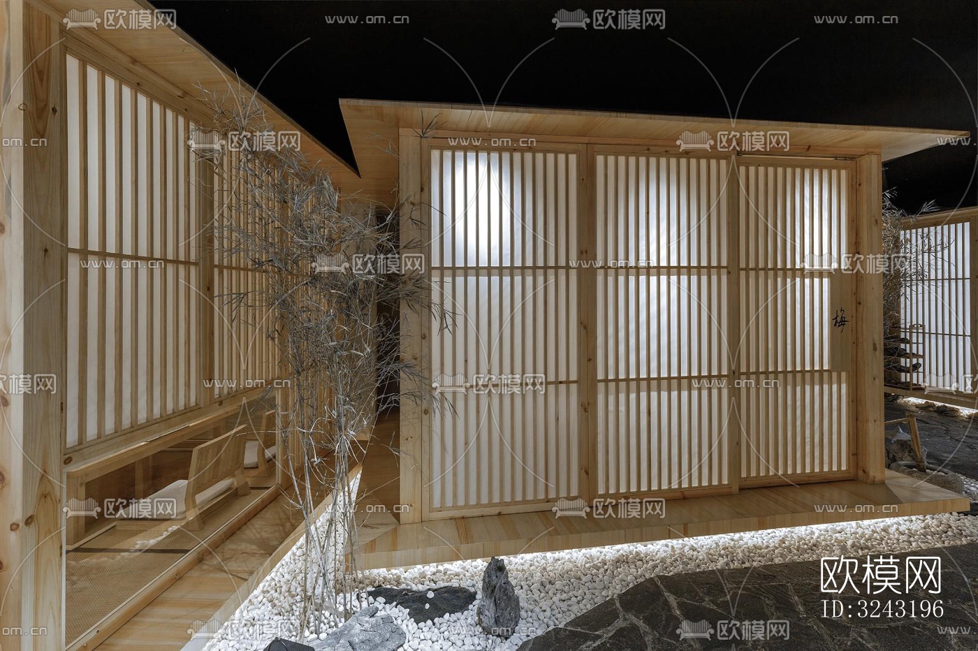 日式日韩料理效果图下载（渲染图5）