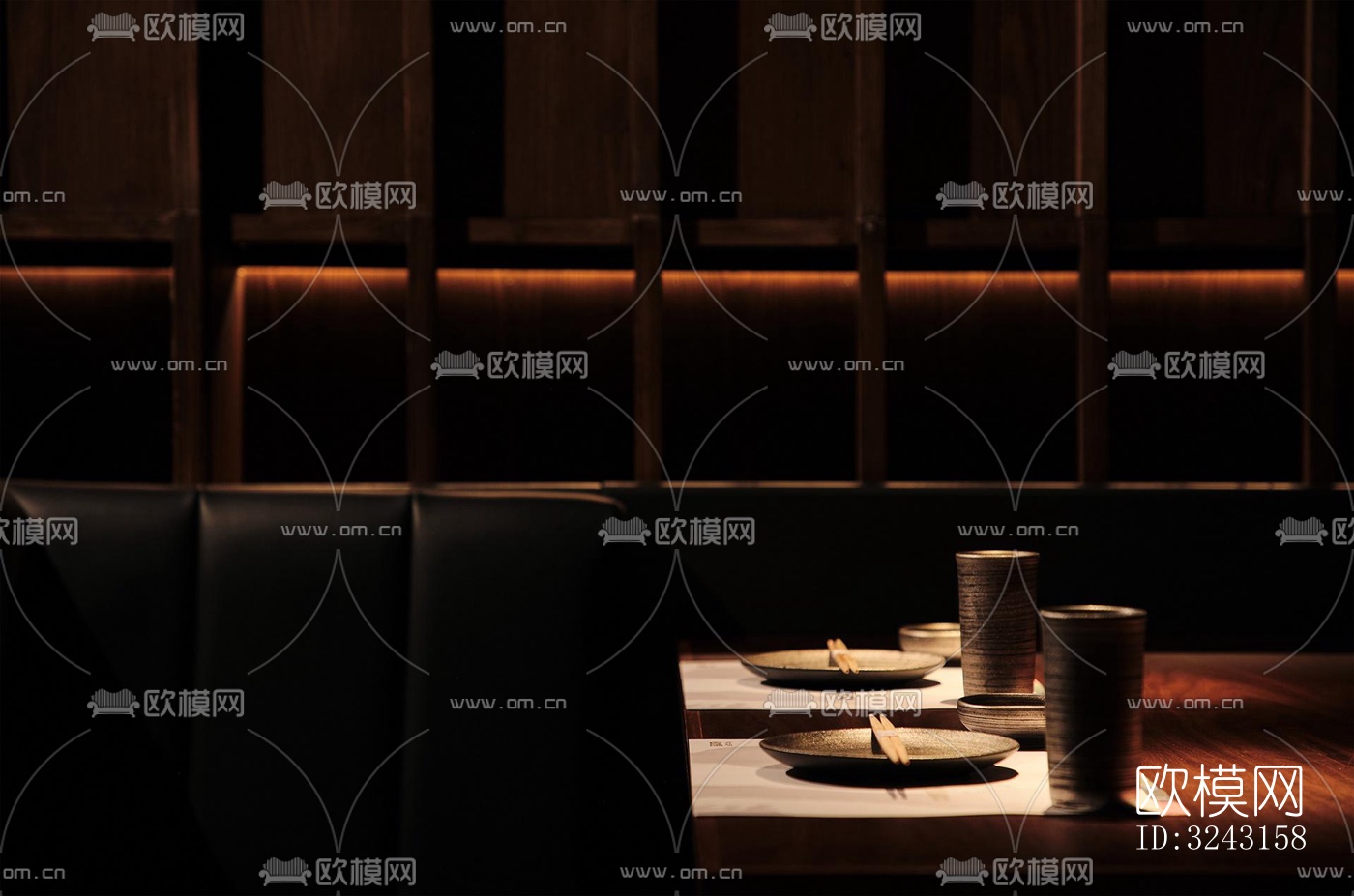 日式日韩料理效果图下载（渲染图17）