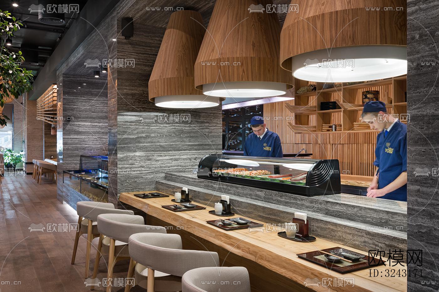 日式日韩料理效果图下载（渲染图3）