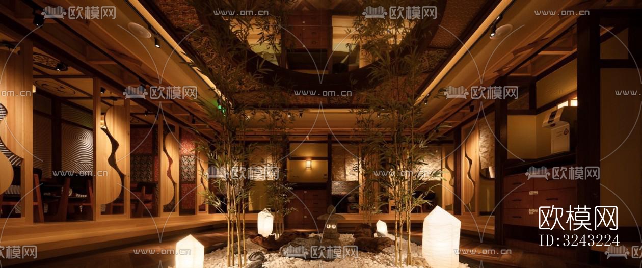 日式日韩料理效果图下载（渲染图7）