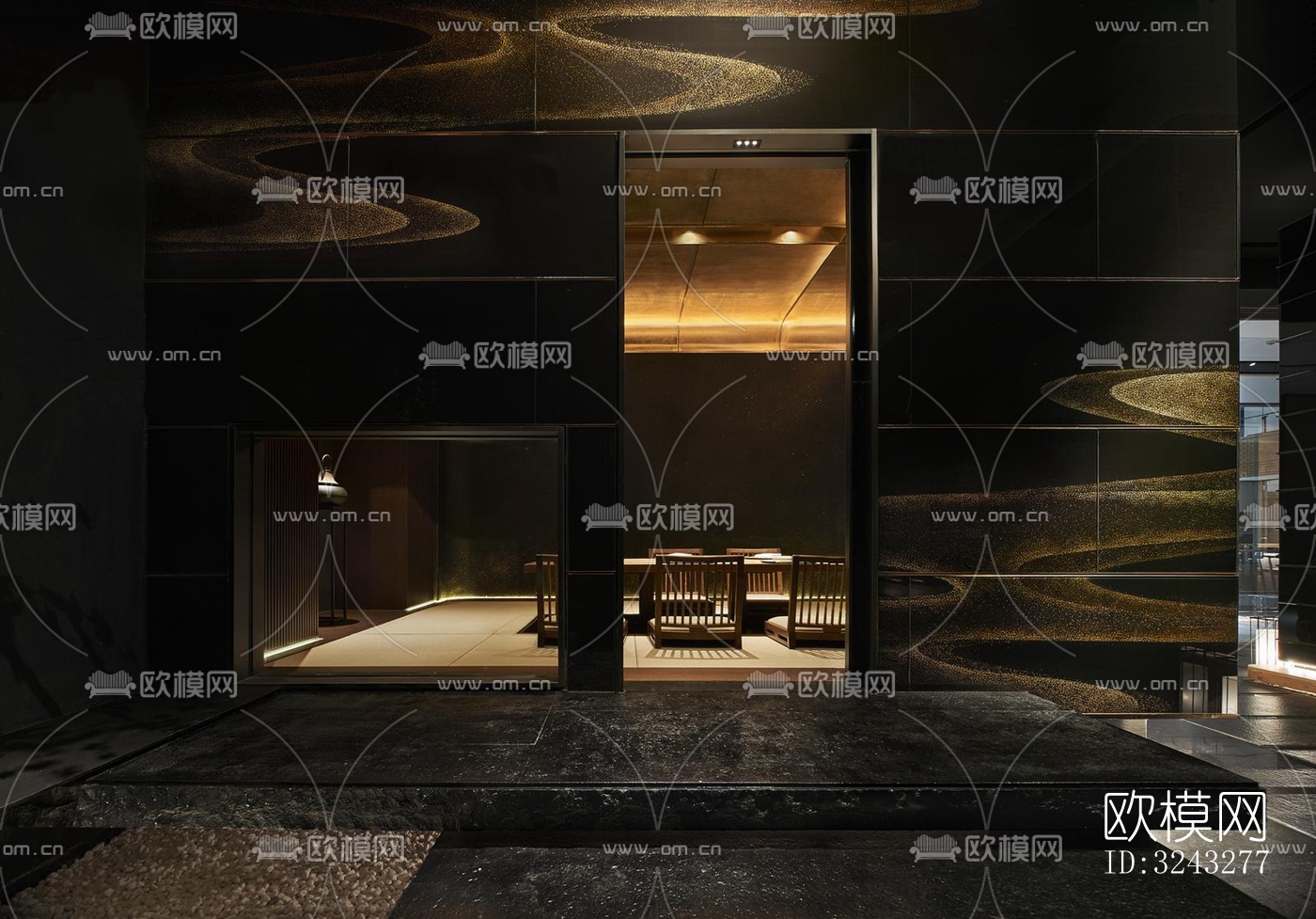 日式日韩料理效果图下载（渲染图9）