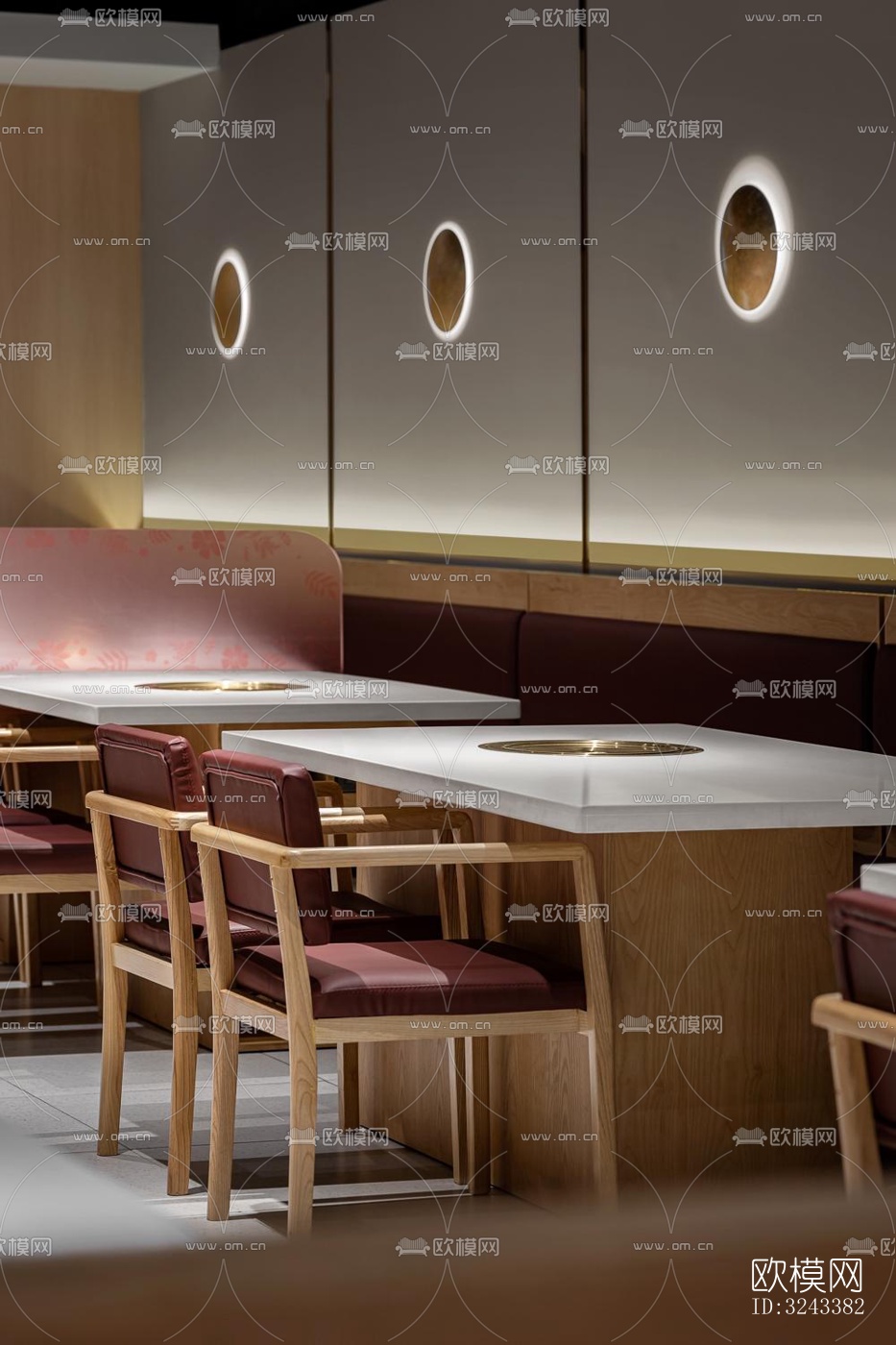 日式火锅烤肉效果图下载（渲染图11）