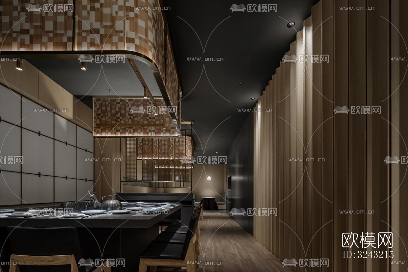 日式日韩料理效果图下载（渲染图4）