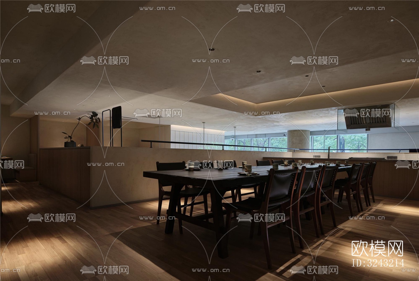 日式日韩料理效果图下载（渲染图3）