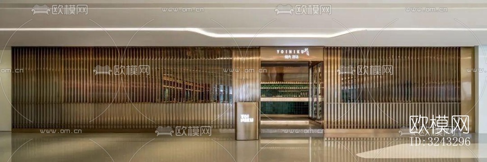 現(xiàn)代日韓料理效果圖下載(渲染圖12)