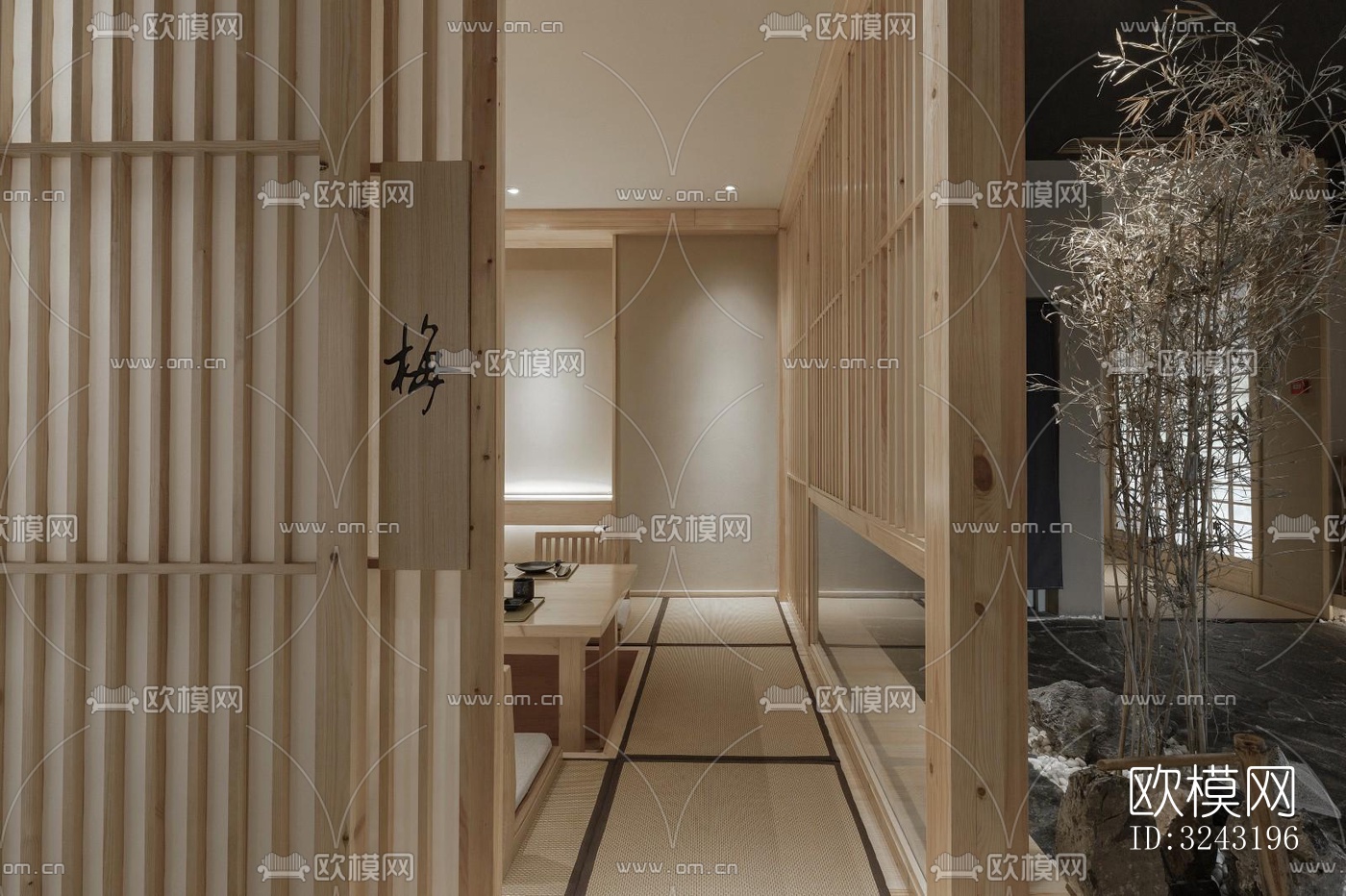 日式日韩料理效果图下载（渲染图11）