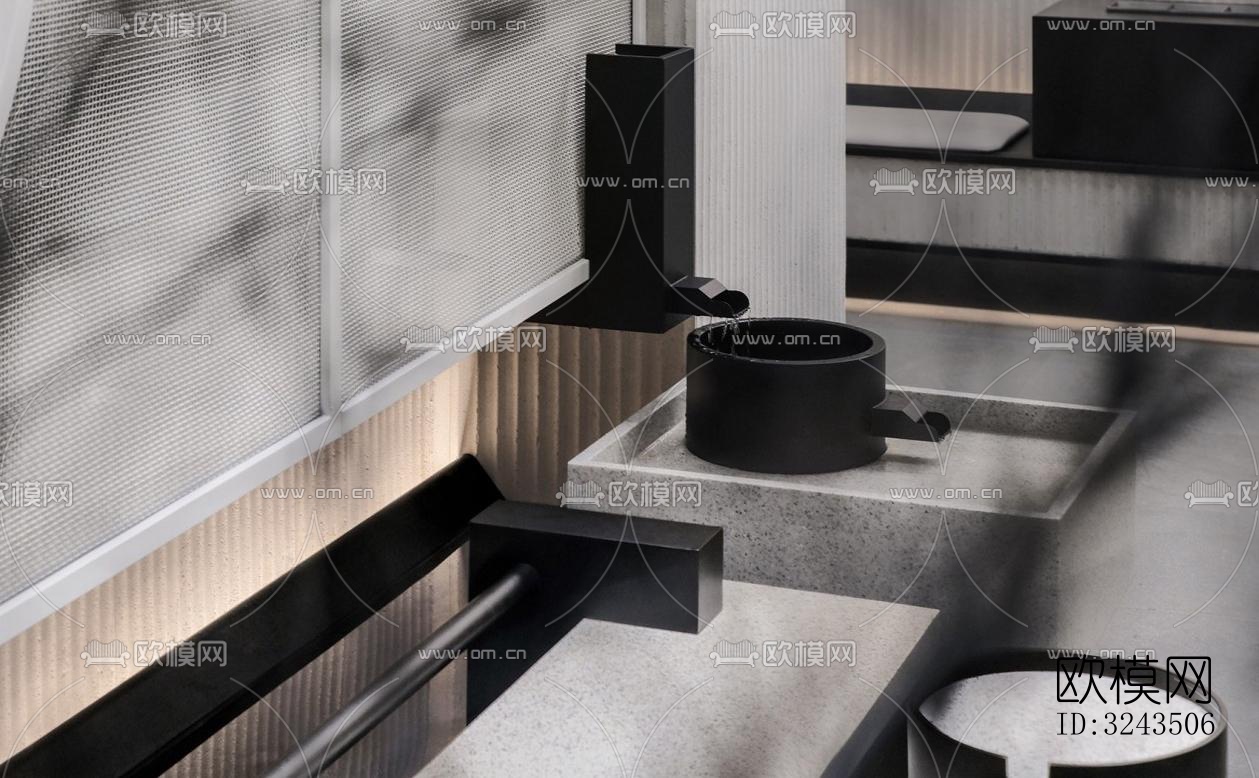 新中式蛋糕甜品效果图下载（渲染图5）