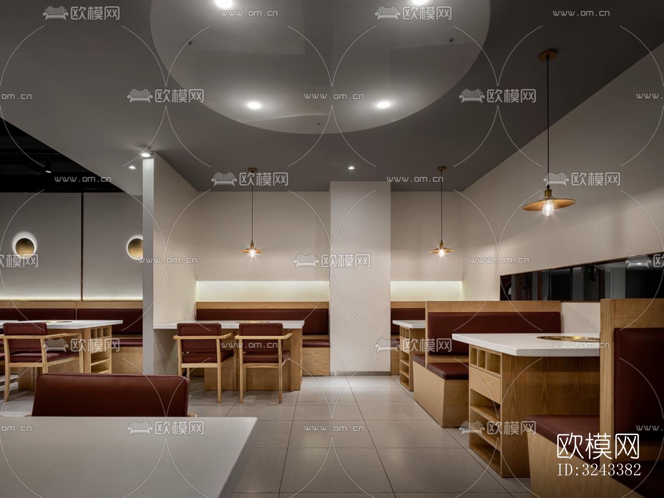 日式火锅烤肉效果图下载（渲染图4）