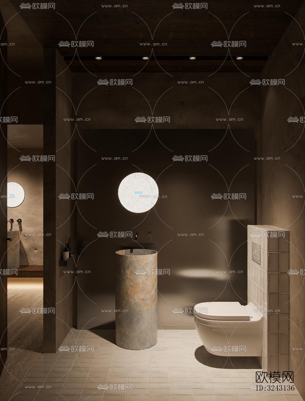 现代咖啡奶茶效果图下载（渲染图5）