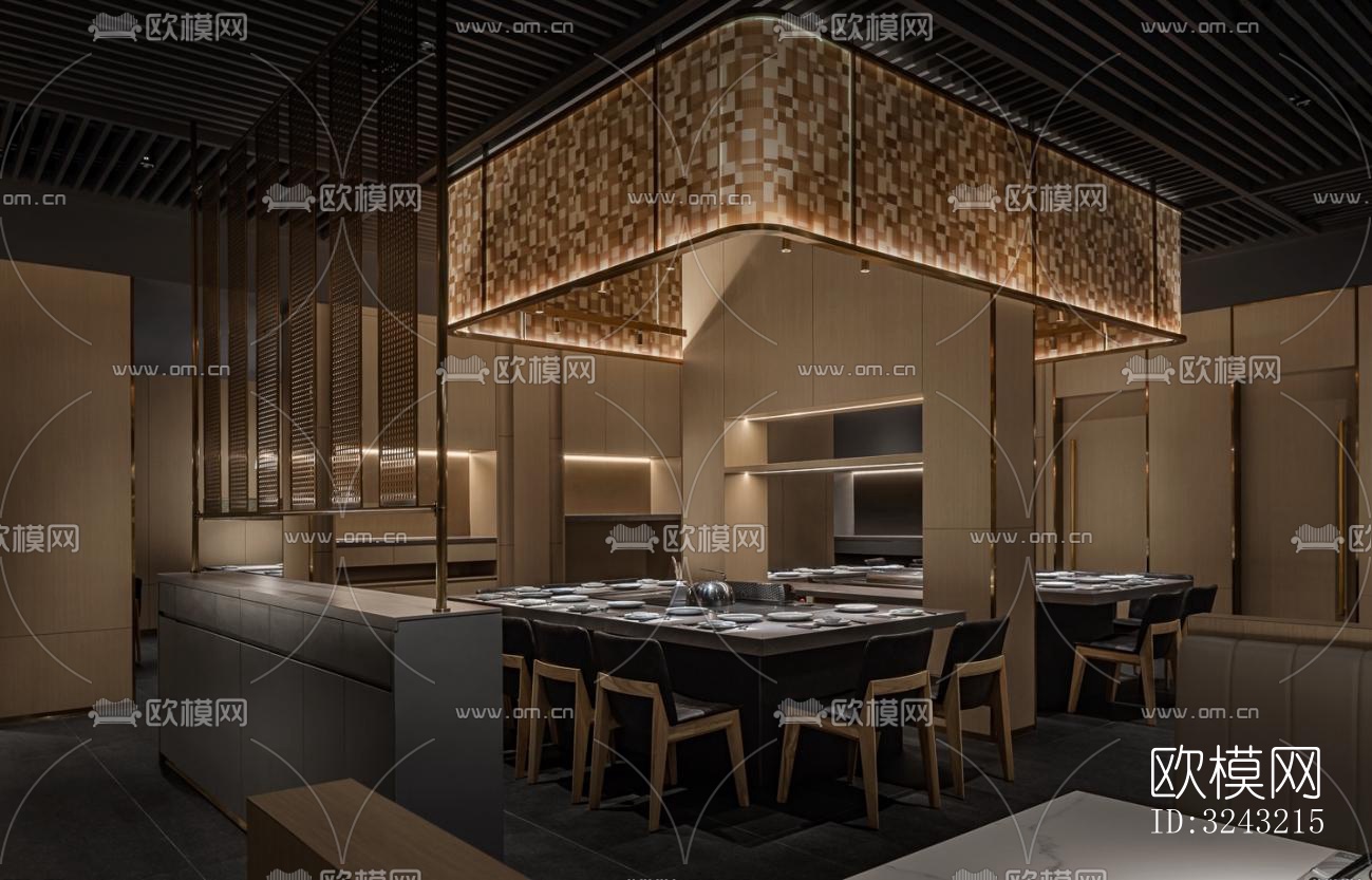 日式日韩料理效果图下载（渲染图17）