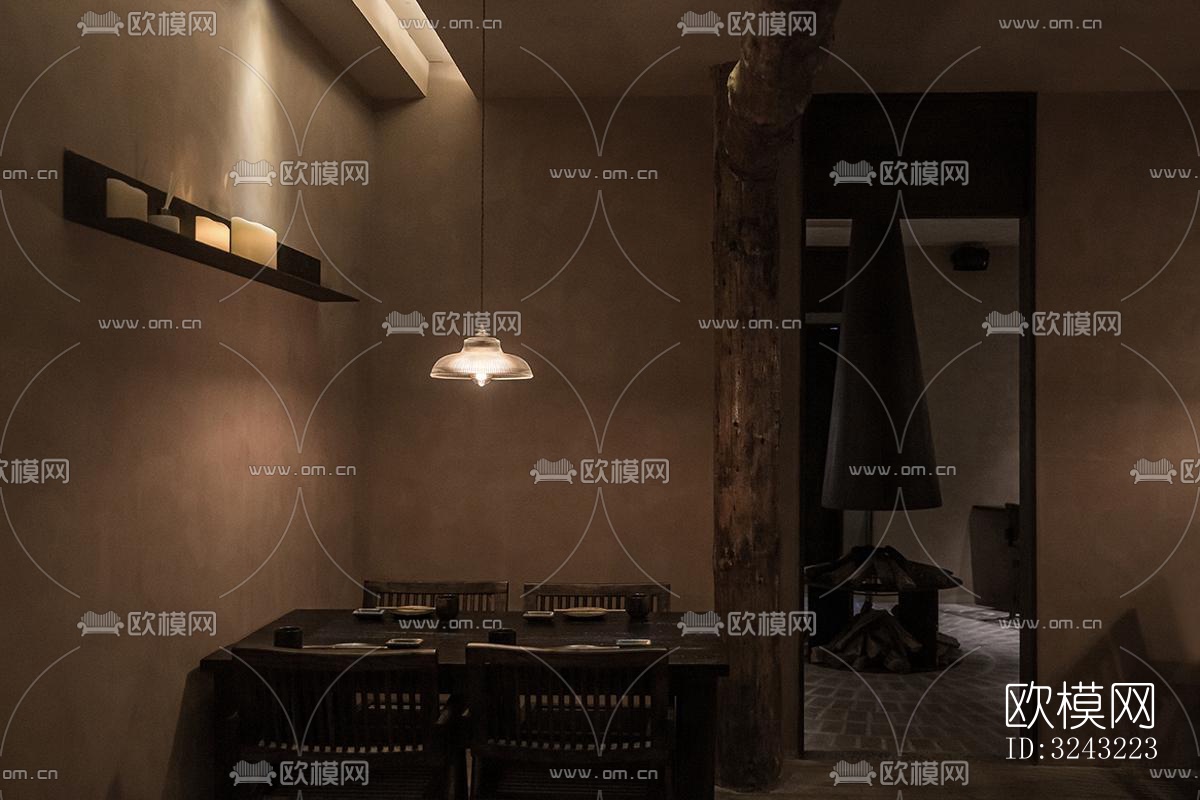 日式日韩料理效果图下载（渲染图5）