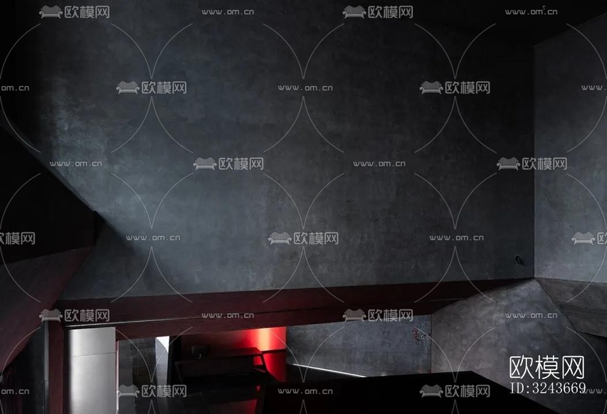 现代西餐厅效果图下载(渲染图3)