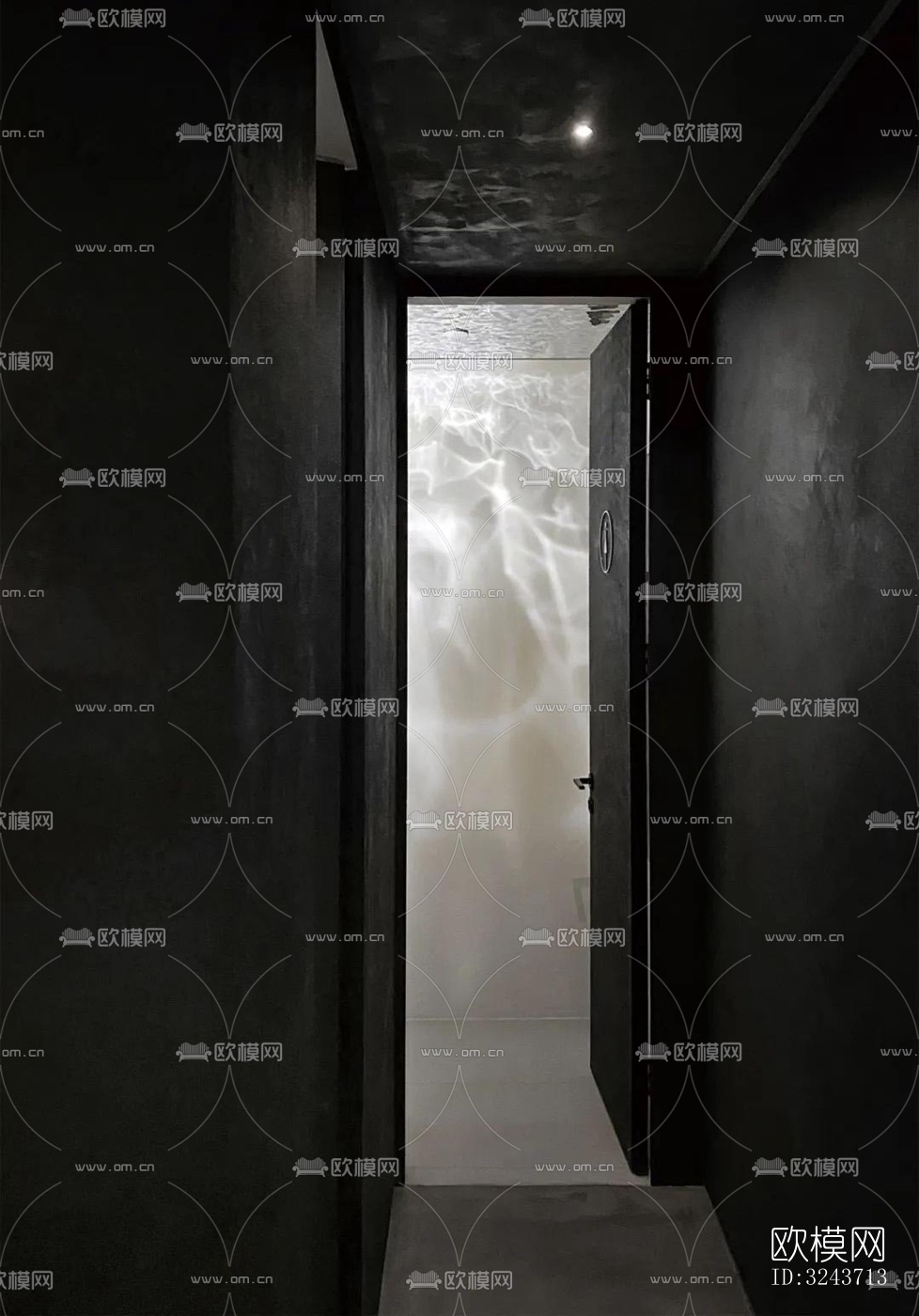 现代西餐厅效果图下载（渲染图9）