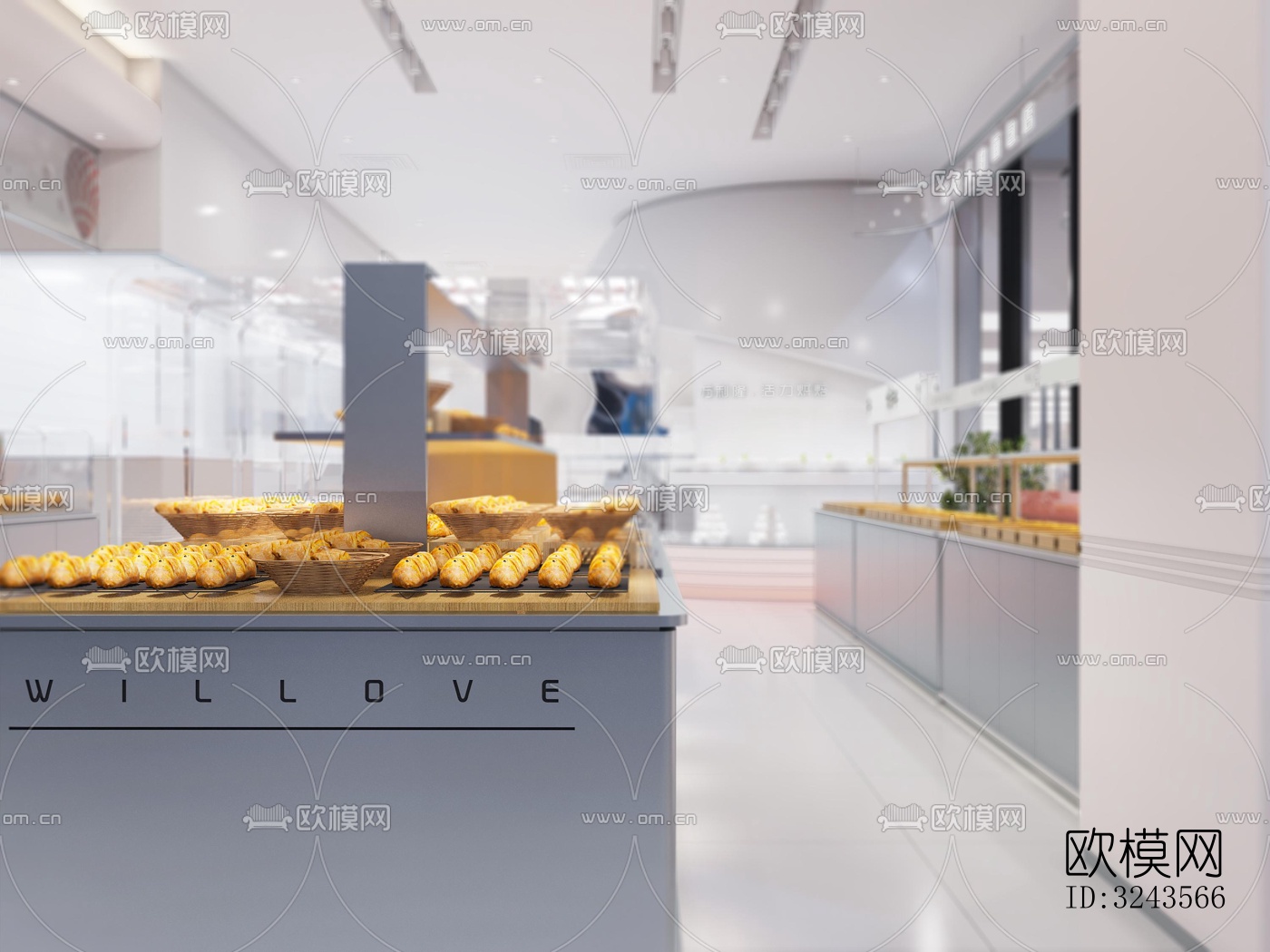 现代蛋糕甜品效果图下载（渲染图8）