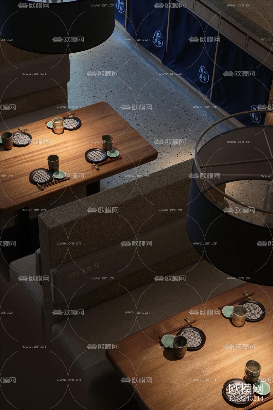 日式日韩料理效果图下载（渲染图4）