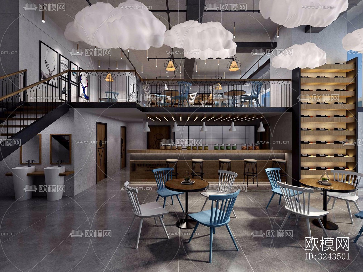 工业风蛋糕甜品效果图下载（渲染图13）