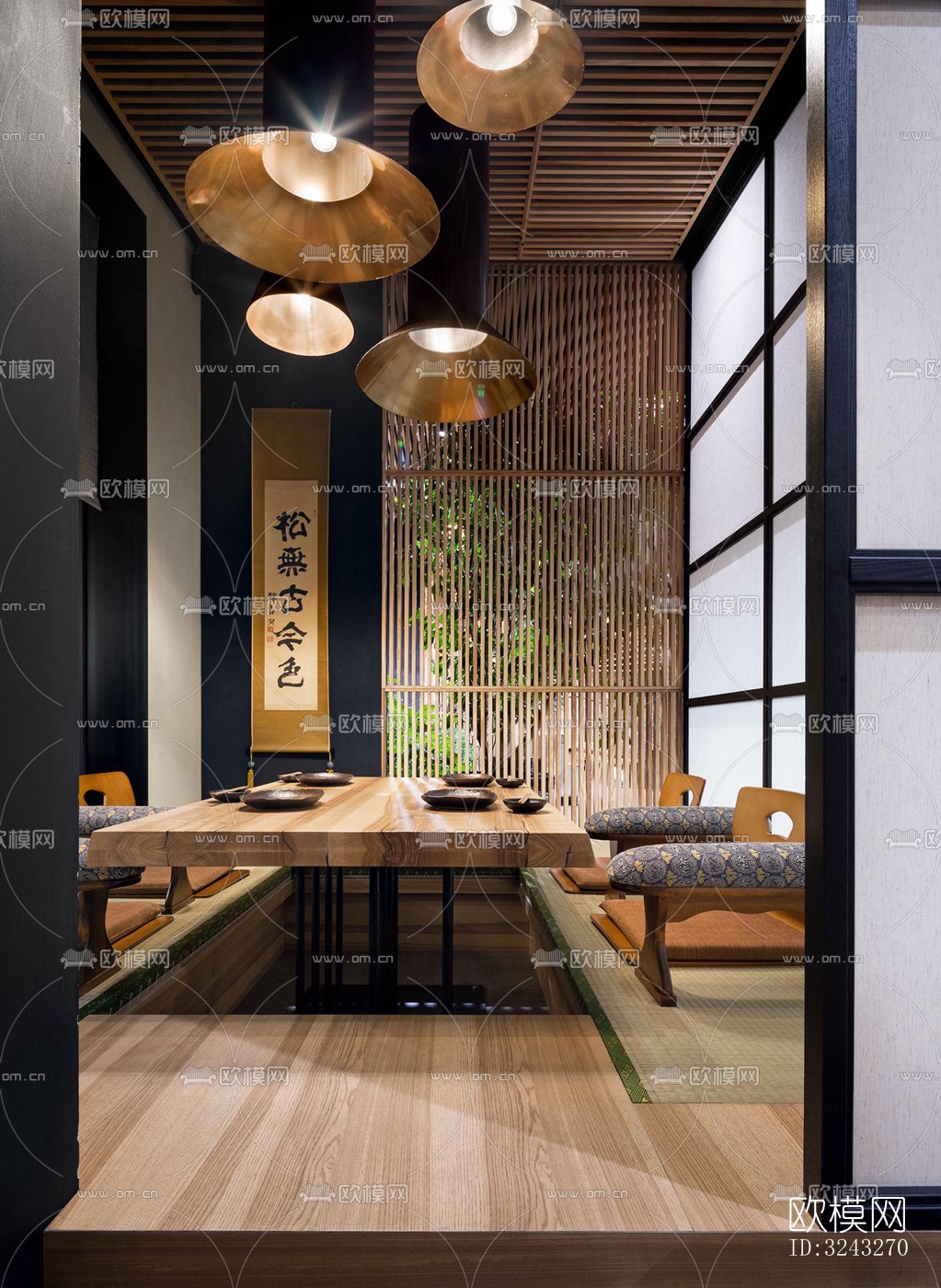 日式日韩料理效果图下载（渲染图10）