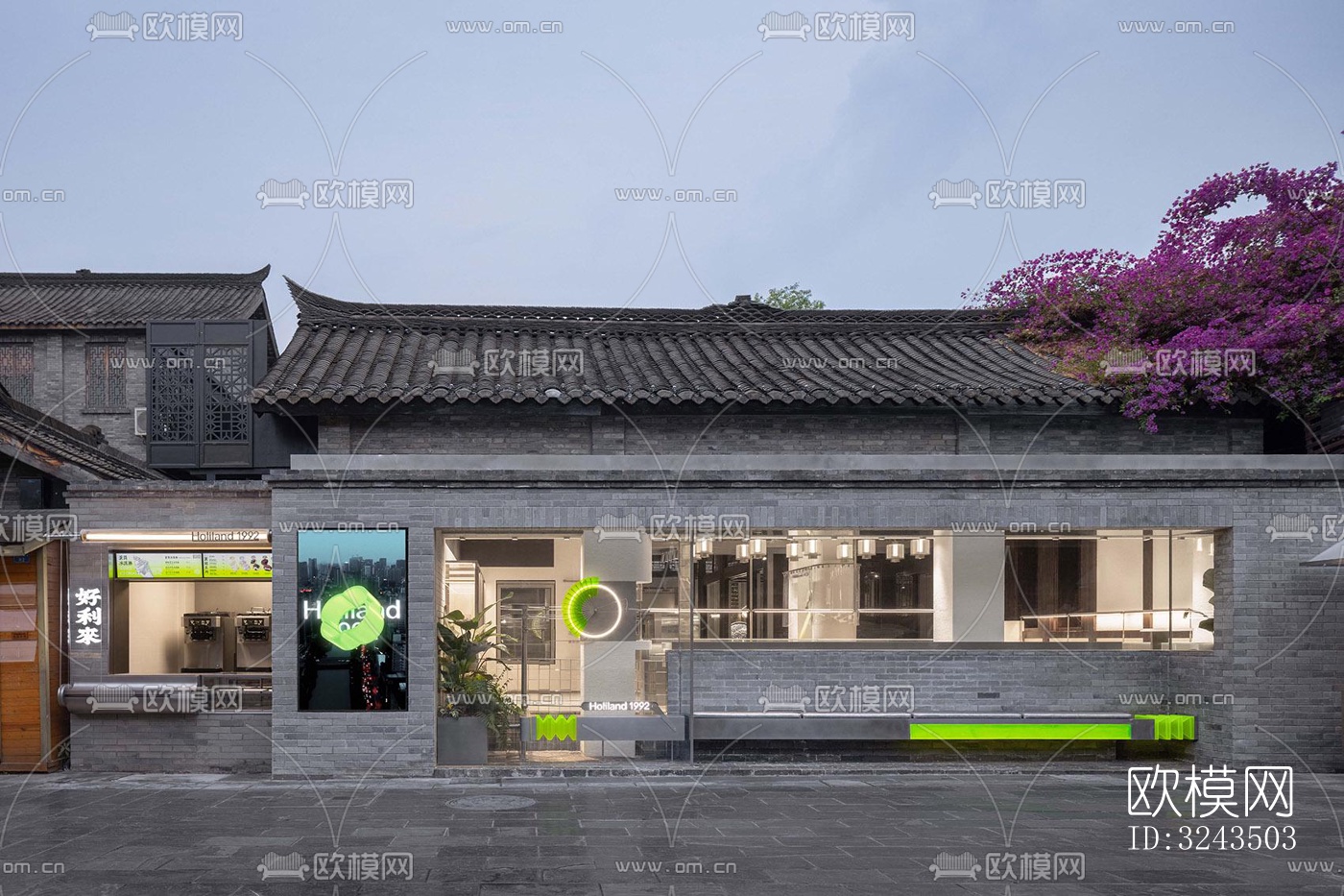 新中式蛋糕甜品效果图下载（渲染图11）