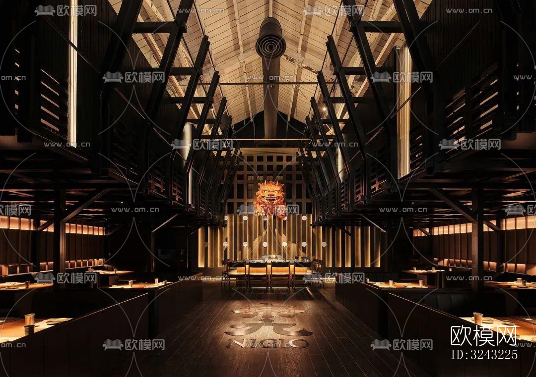 日式日韩料理效果图下载（渲染图8）