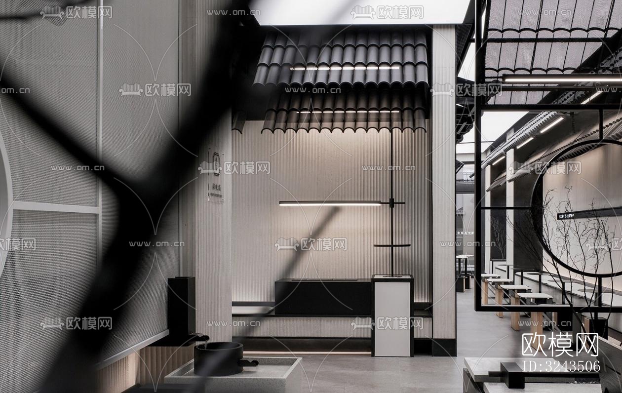 新中式蛋糕甜品效果图下载（渲染图15）