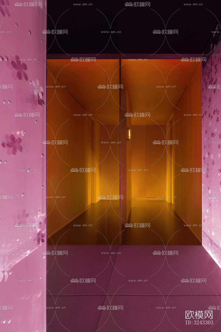 现代日韩料理效果图下载（渲染图9）