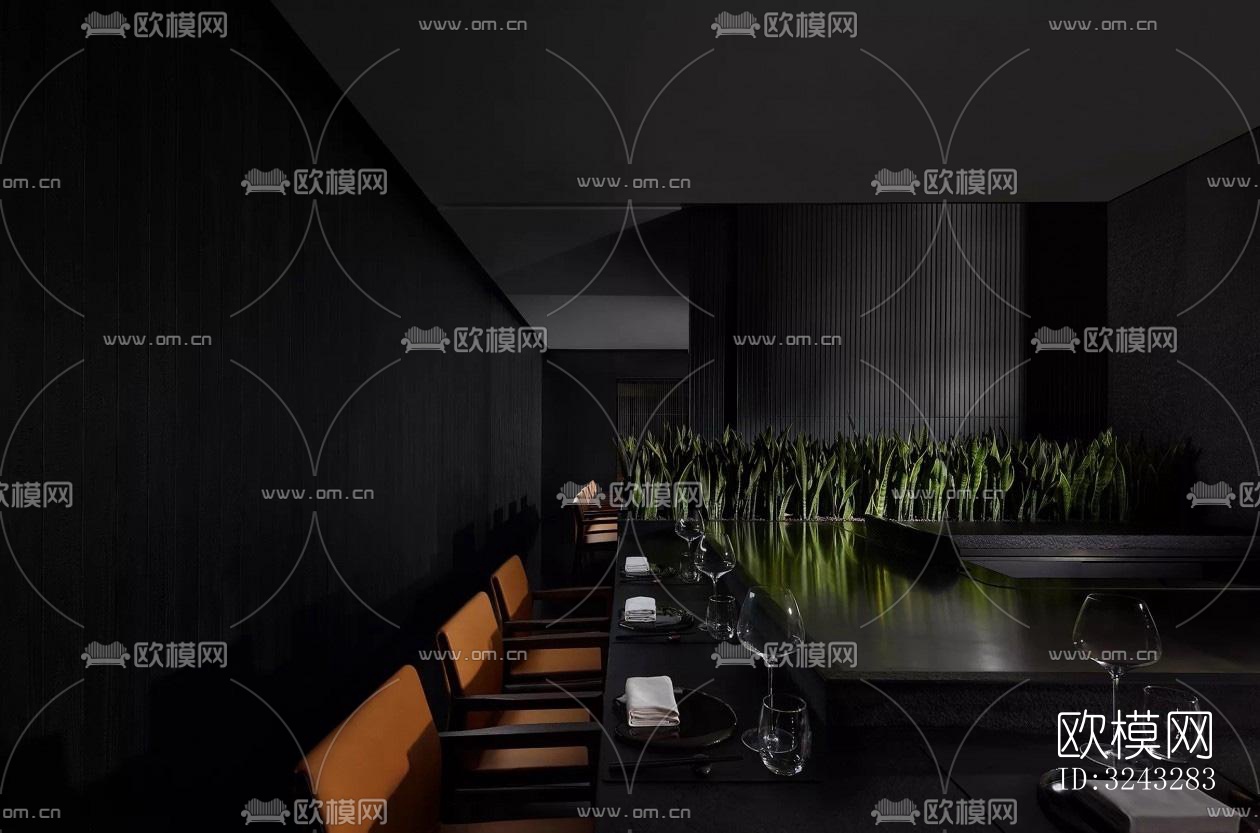 日式日韩料理效果图下载（渲染图3）