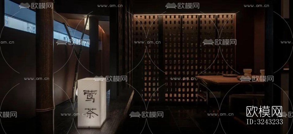 日式日韩料理效果图下载(渲染图9)