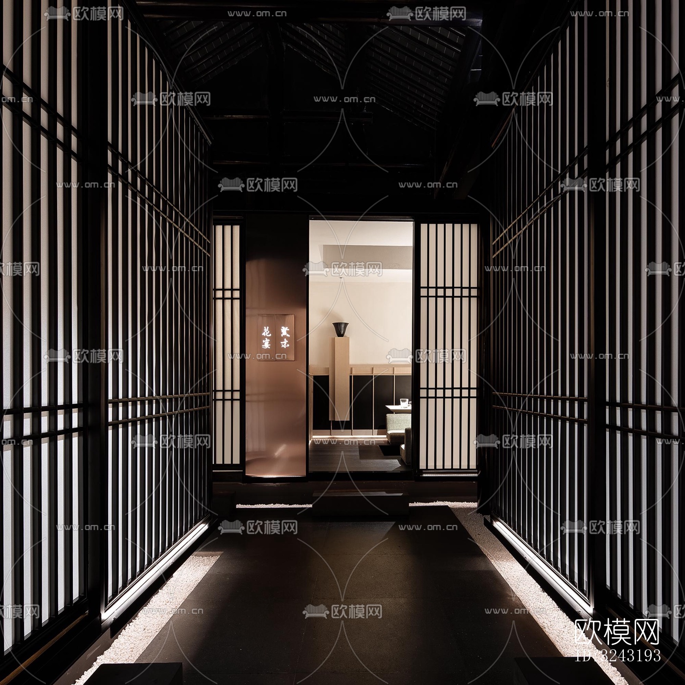 日式日韩料理效果图下载（渲染图1）