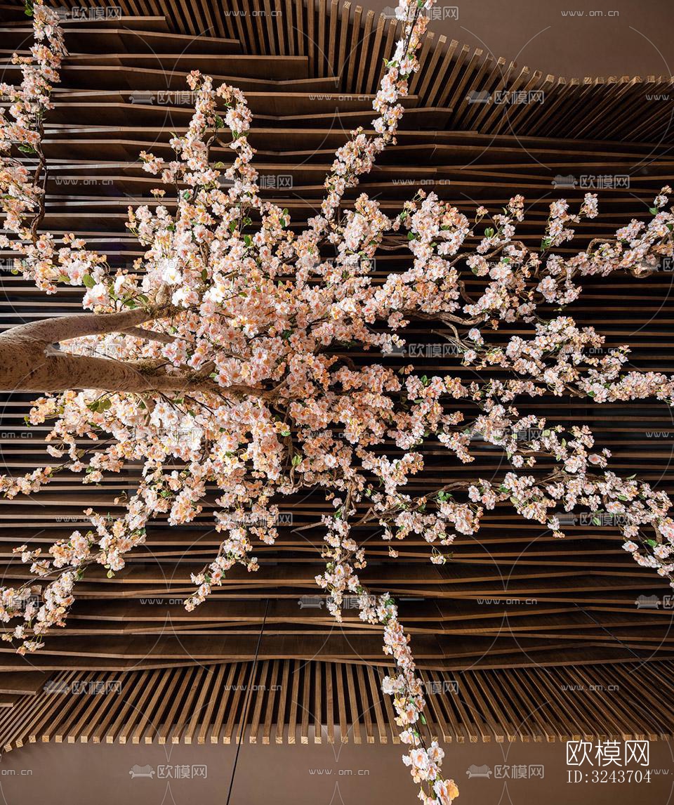 现代西餐厅效果图下载（渲染图16）