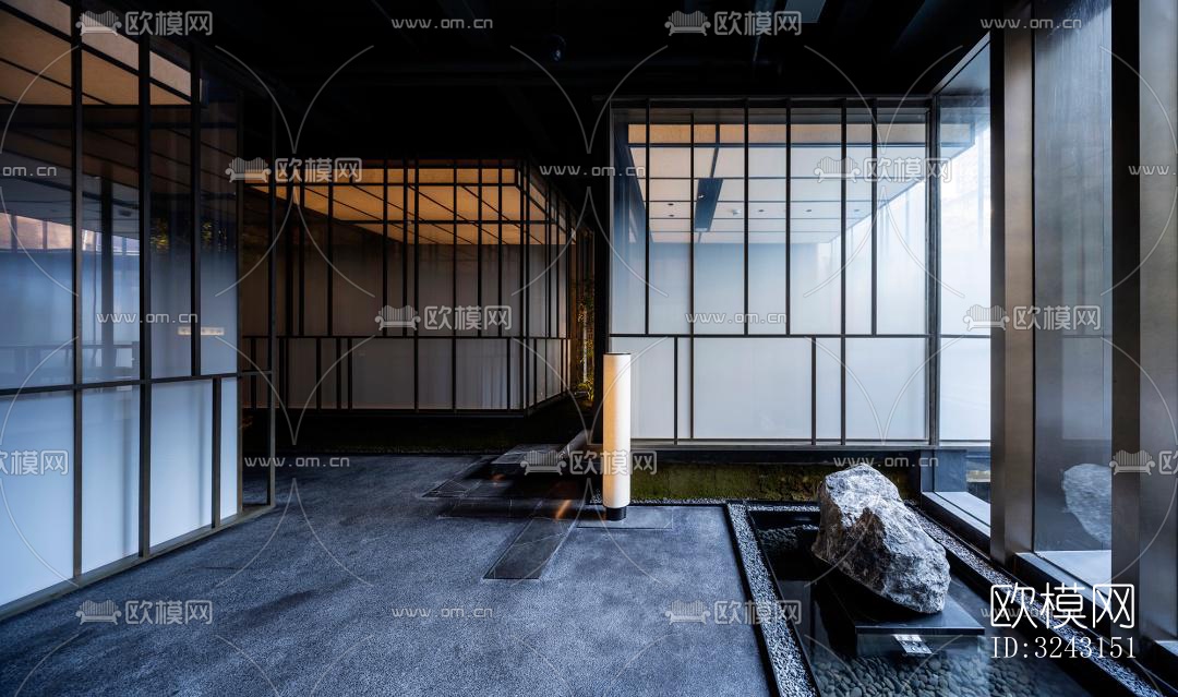 日式日韩料理效果图下载（渲染图12）