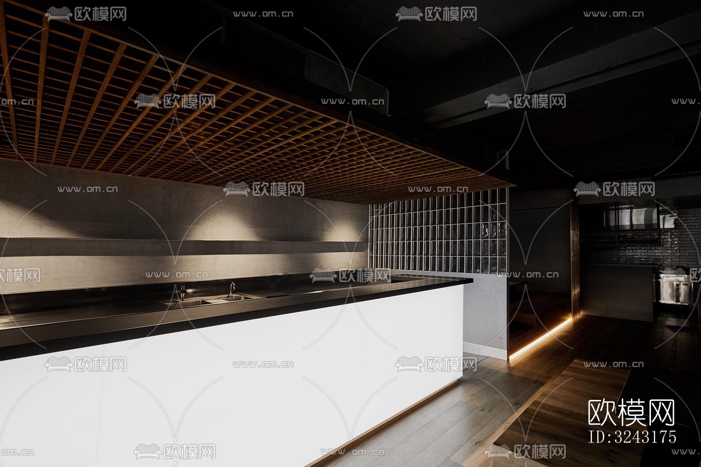 日式日韩料理效果图下载（渲染图2）