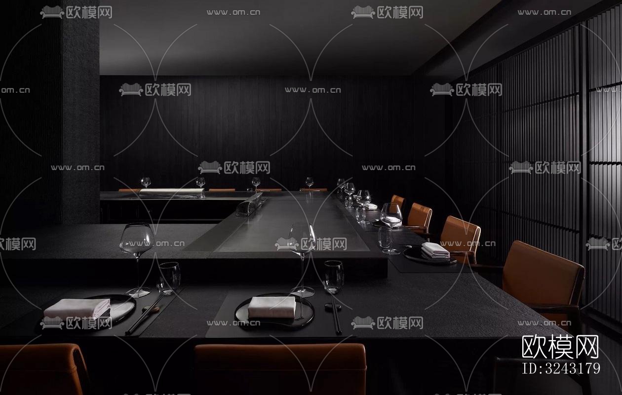 日式日韩料理效果图下载（渲染图8）