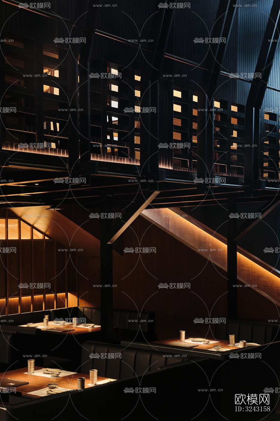 日式日韩料理效果图下载（渲染图15）