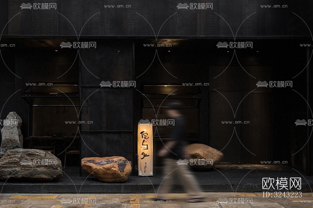 日式日韩料理效果图下载（渲染图1）