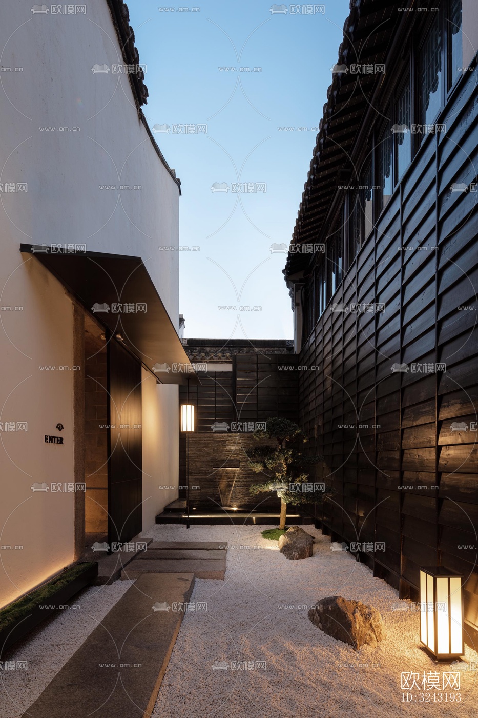 日式日韩料理效果图下载（渲染图12）