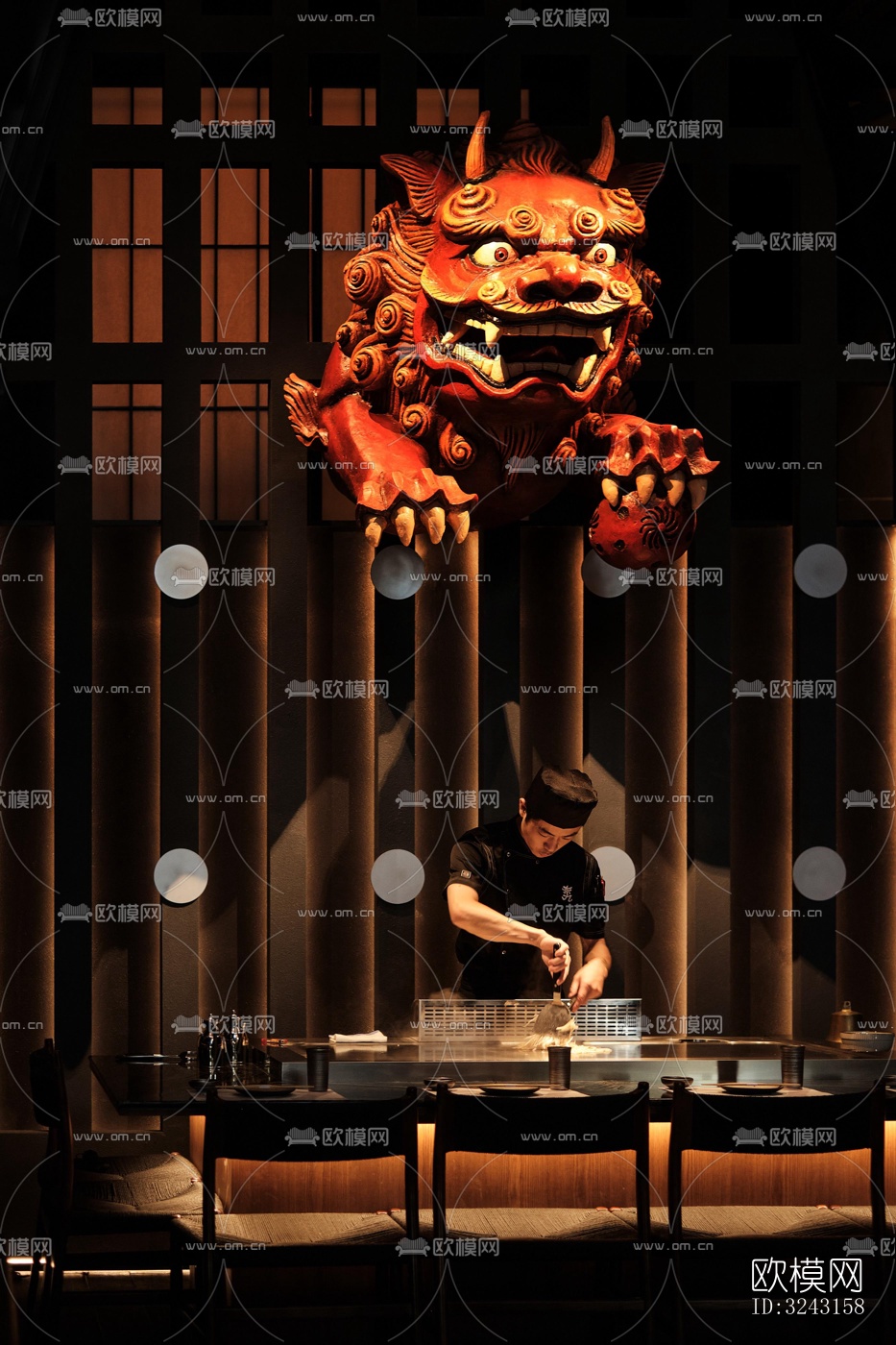 日式日韩料理效果图下载（渲染图13）