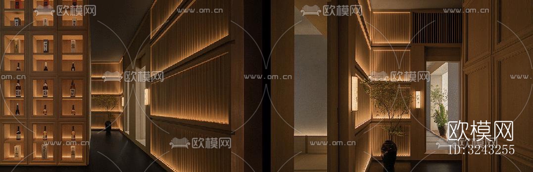 日式日韩料理效果图下载（渲染图5）