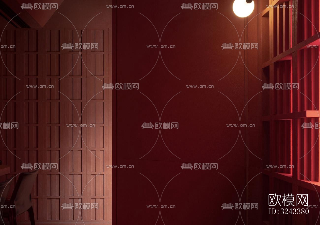 日式火锅烤肉效果图下载（渲染图6）