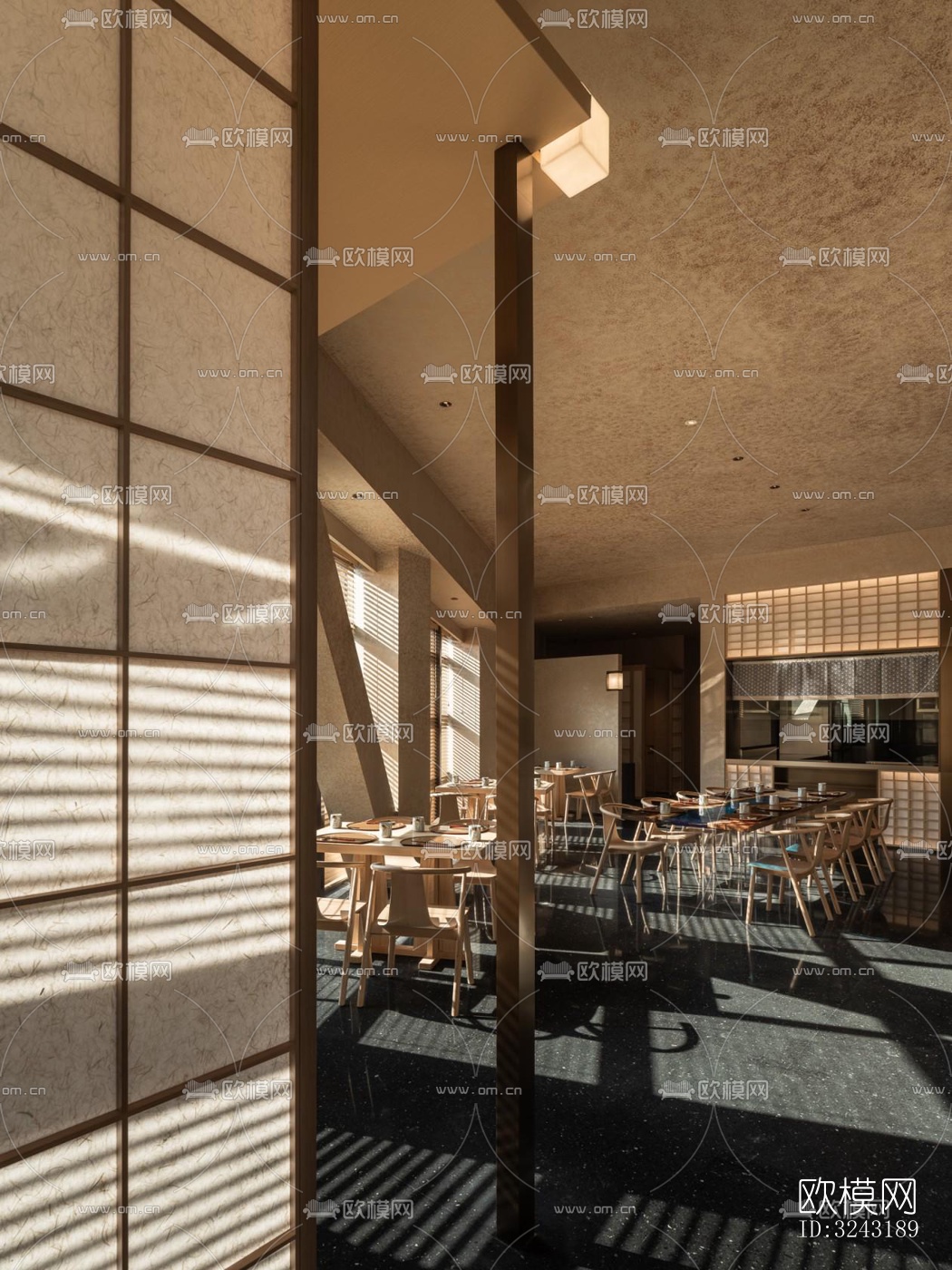 日式日韩料理效果图下载（渲染图9）