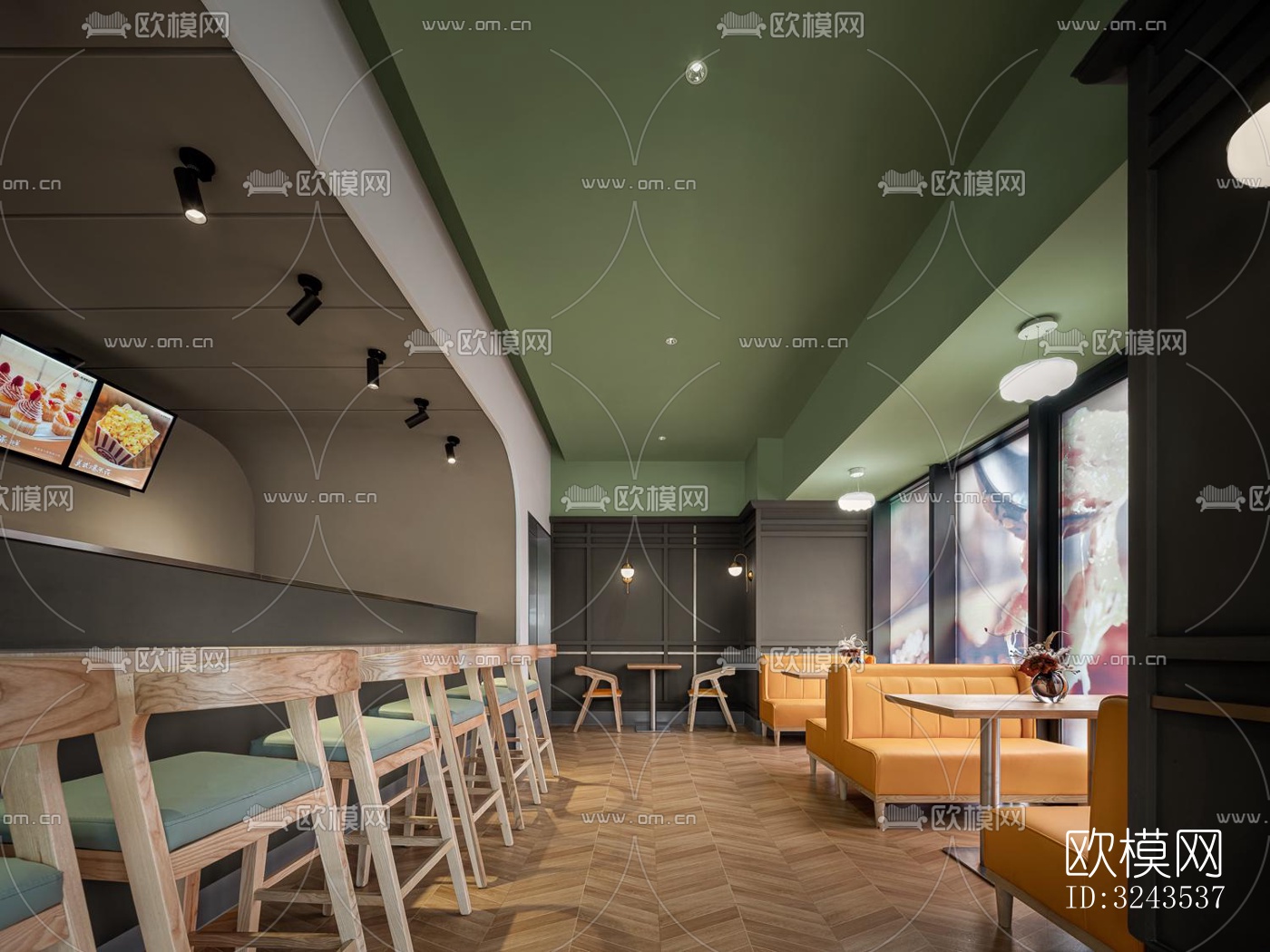 现代蛋糕甜品效果图下载（渲染图6）