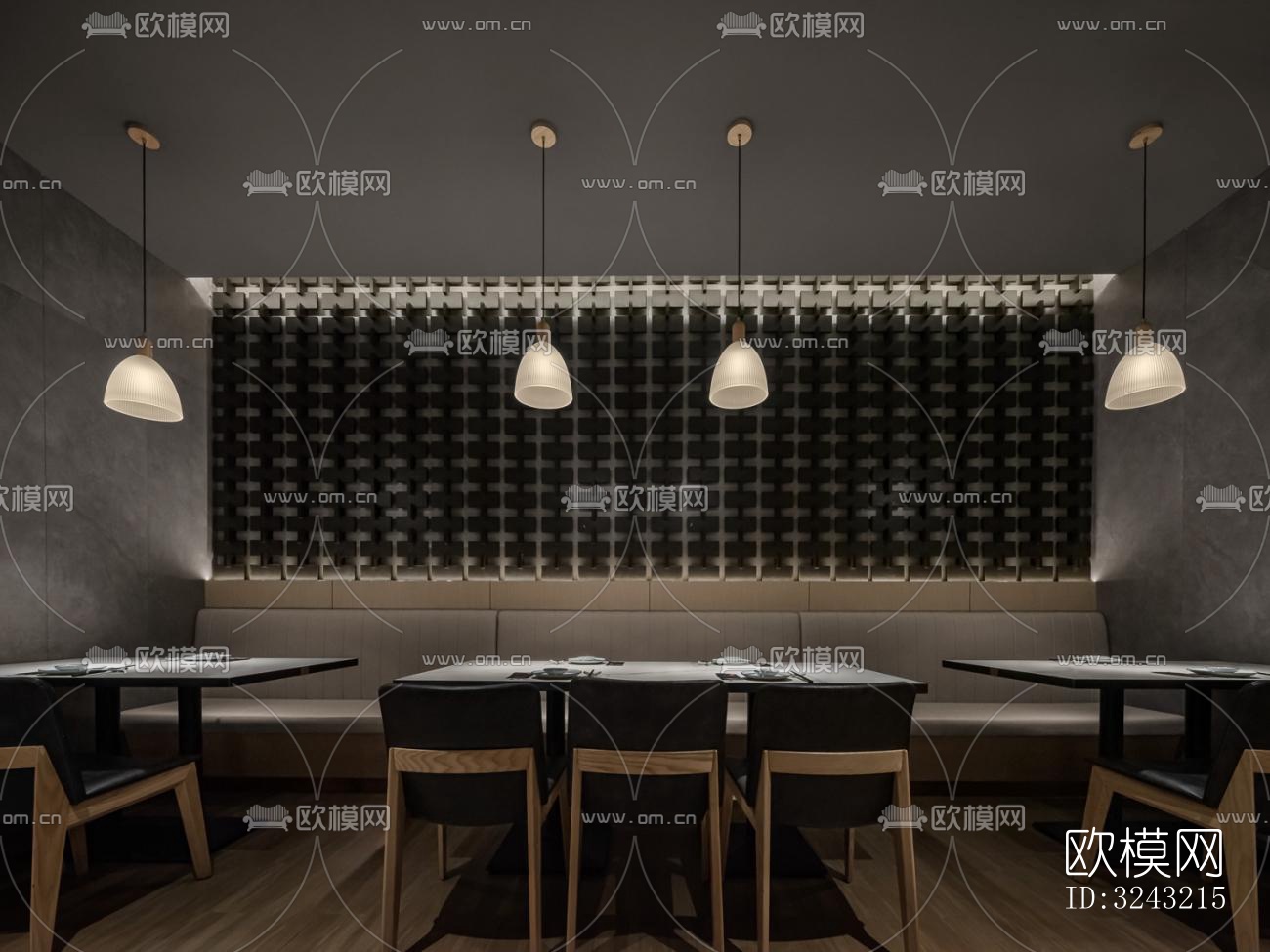 日式日韩料理效果图下载（渲染图9）