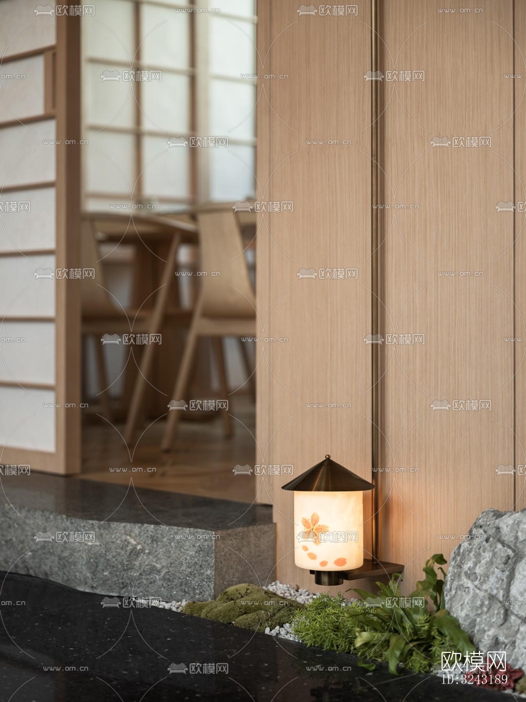 日式日韩料理效果图下载（渲染图3）