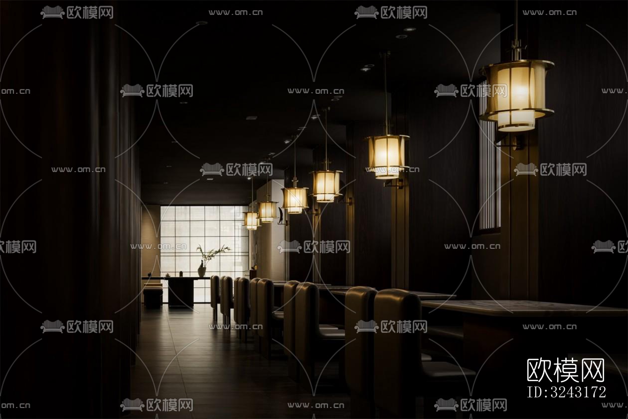 日式日韩料理效果图下载（渲染图3）