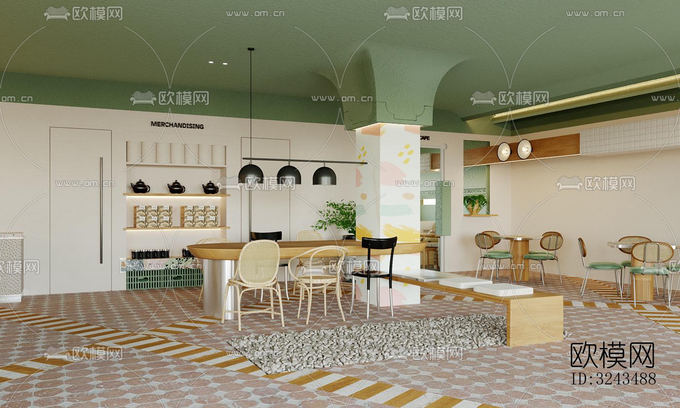 北欧蛋糕甜品效果图下载（渲染图6）