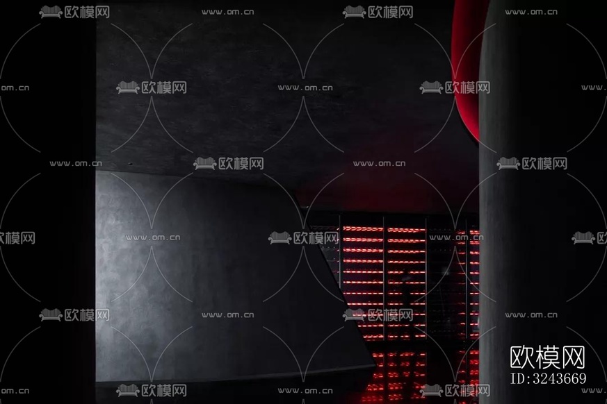 现代西餐厅效果图下载(渲染图7)