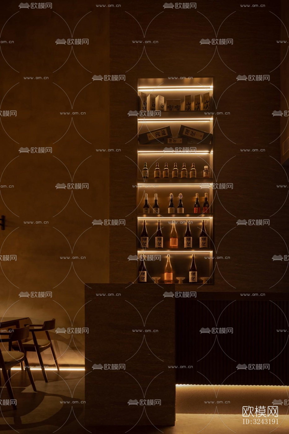 日式日韩料理效果图下载（渲染图10）