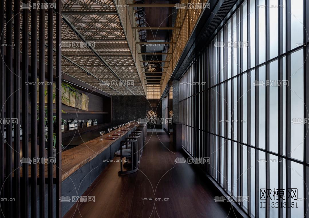 日式日韩料理效果图下载（渲染图14）