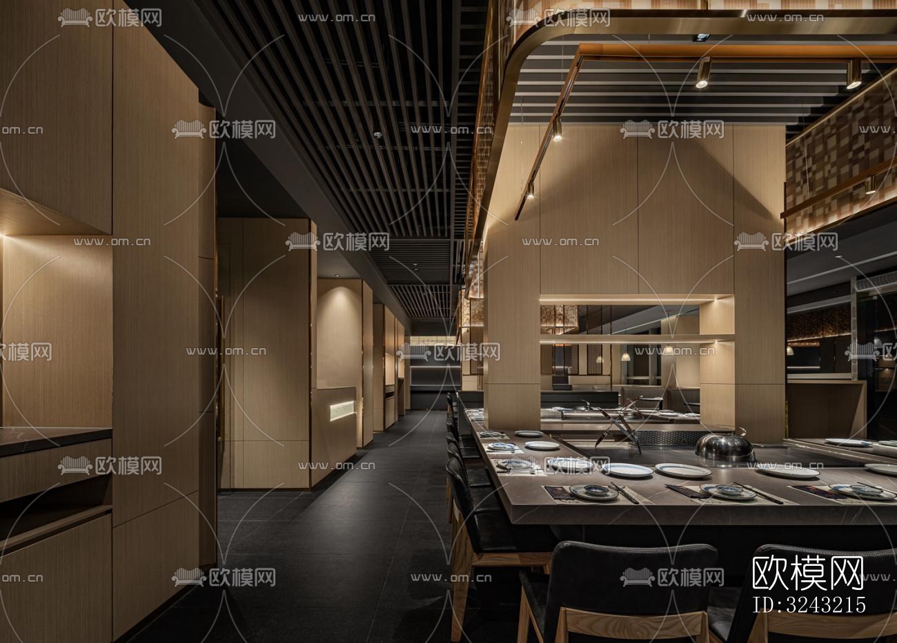 日式日韩料理效果图下载（渲染图18）