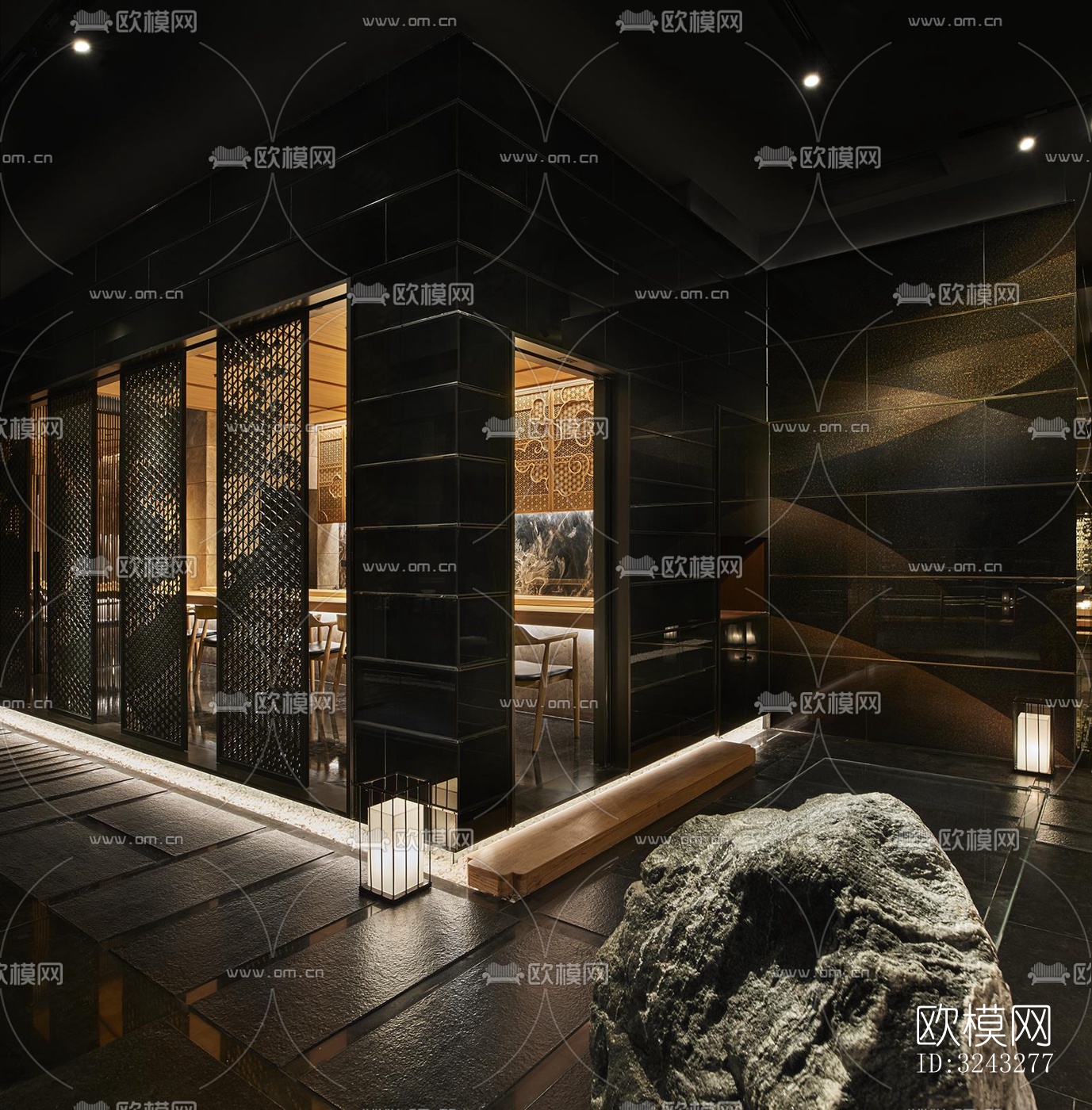 日式日韩料理效果图下载（渲染图4）