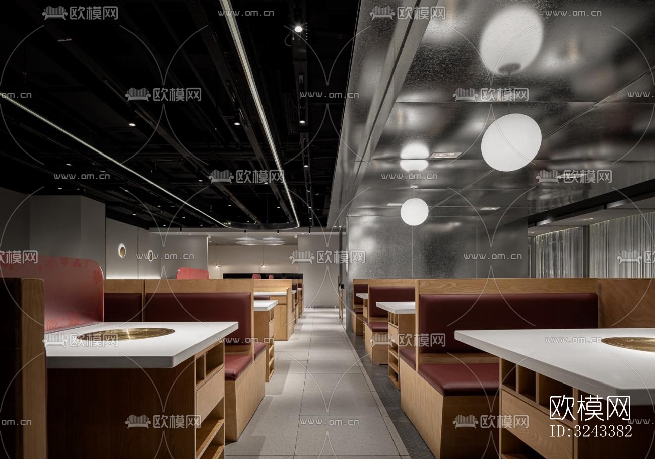 日式火锅烤肉效果图下载（渲染图8）